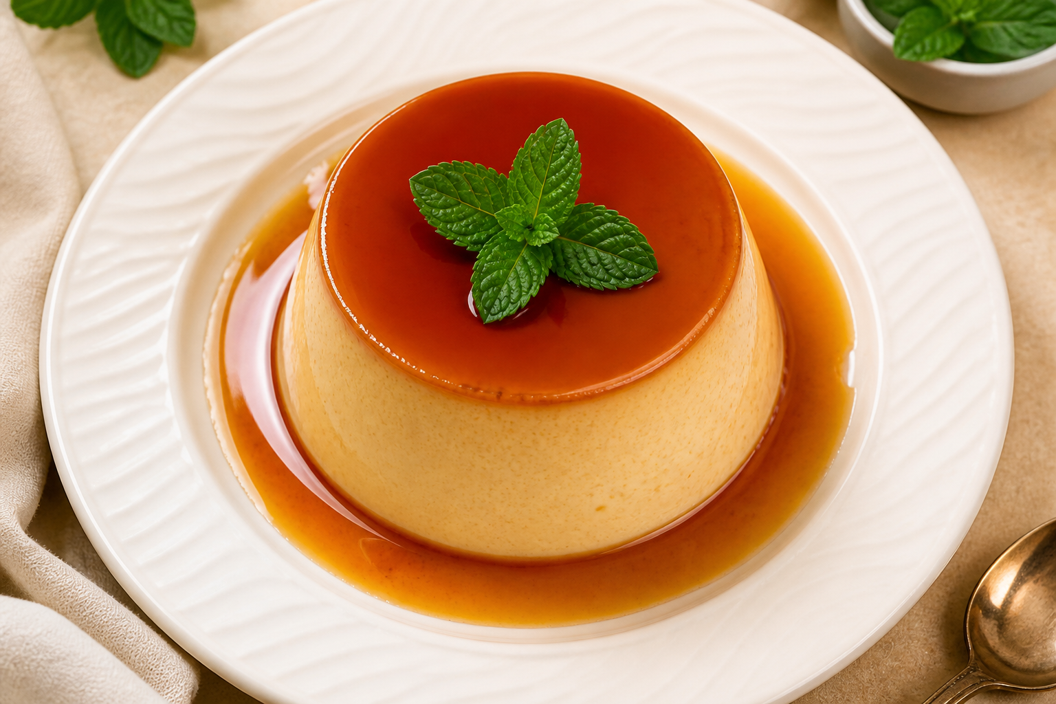 Flan de Vainilla